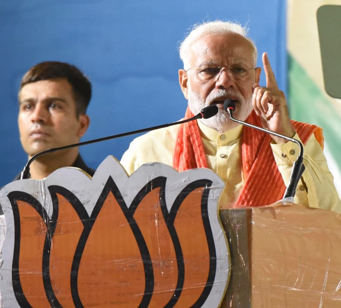 PM Modi addresses election rally in Kolkata