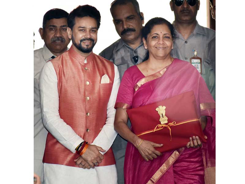 Nirmala Sitharaman presents Union Budget 2019 