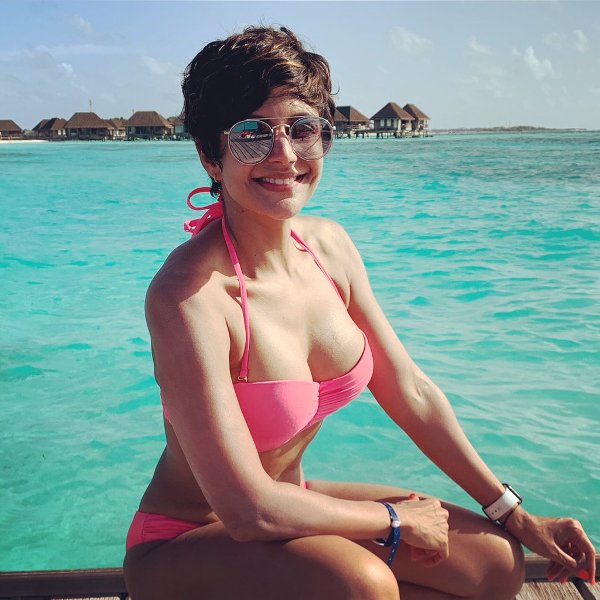 Mandira Bedi enjoys Maldives vacation, scorches social media with bikini images