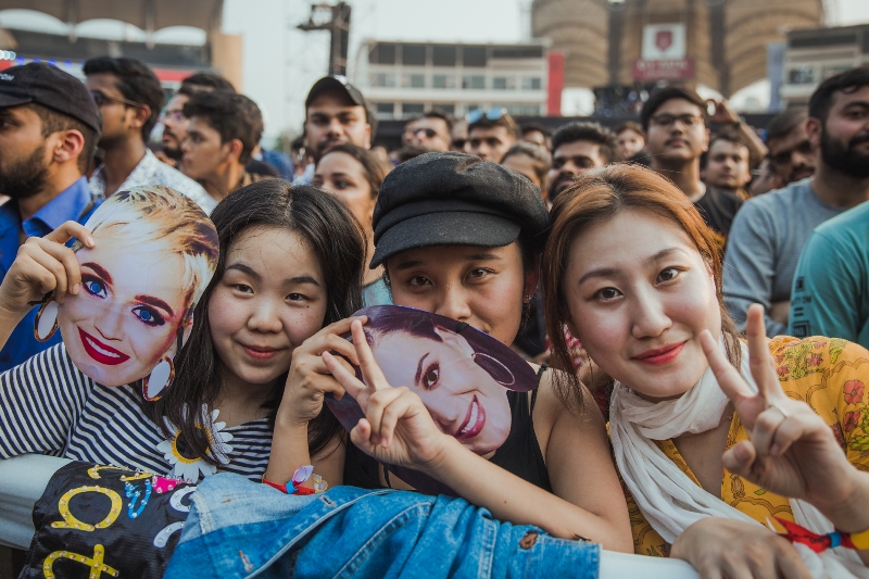 Katy Perry in Mumbai at the OnePlus Music Festival