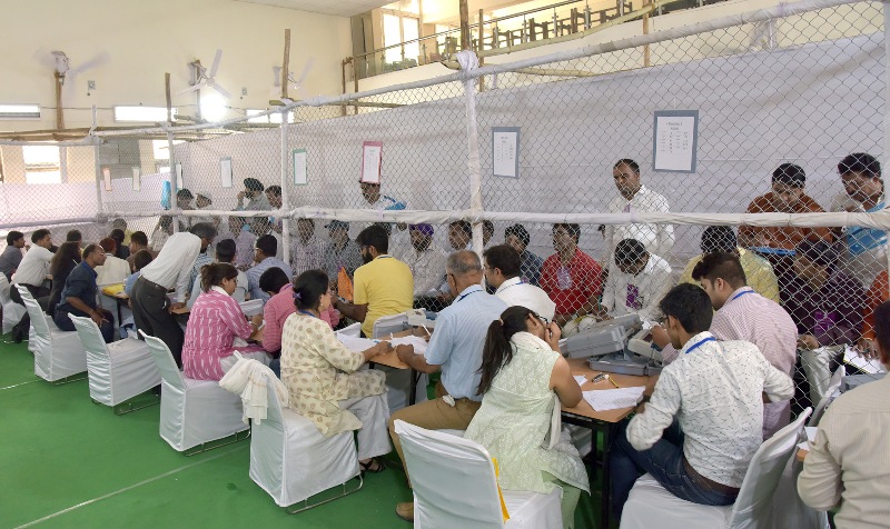 Lok Sabha Elections: Counting of votes progress in India on May 23