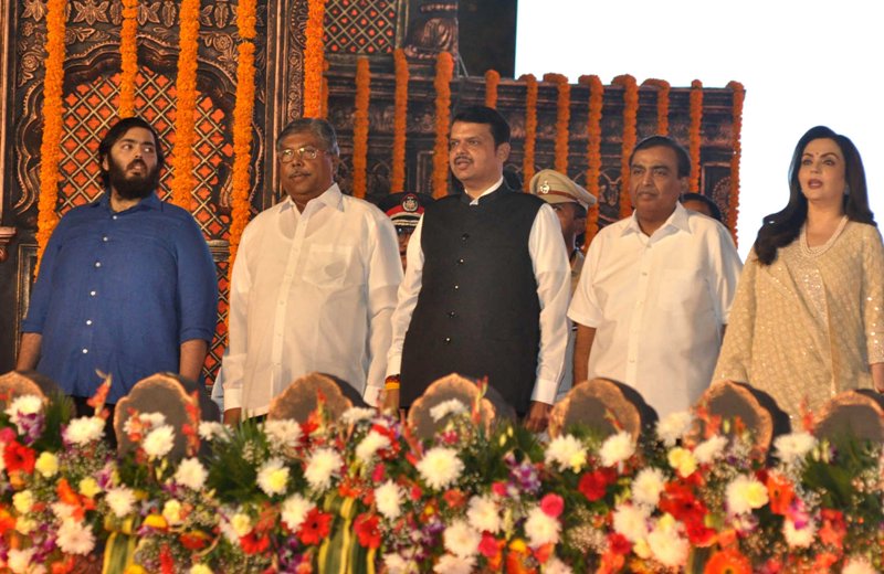 Uddhav Thackeray takes oath as Maharashtra CM, Mukesh and Neeta Amabani attend
