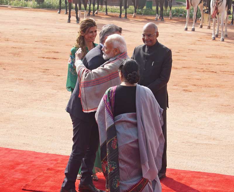 Argentine President Mauricio Macri visits India