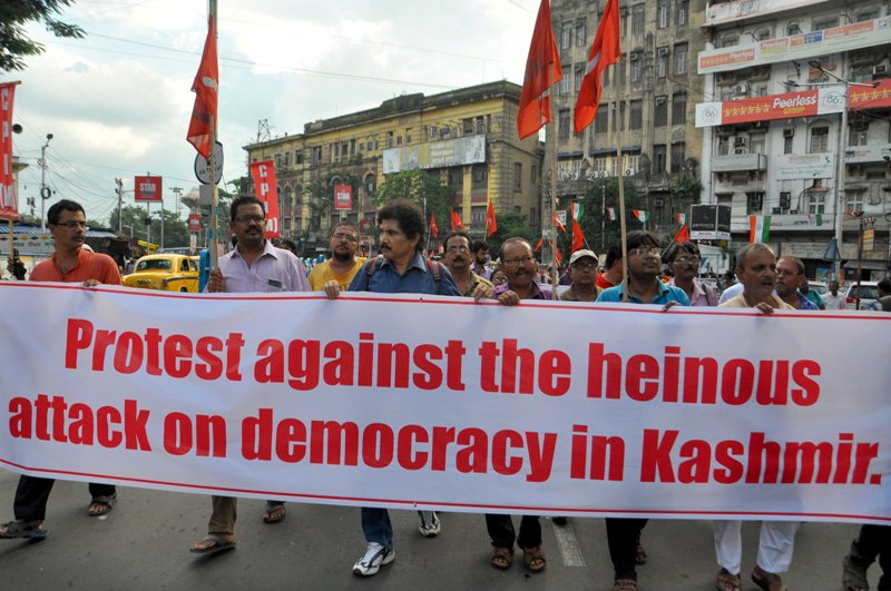 Article 370 Revoke: The Day in Images