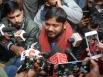 Kanhaiya Kumar addresses media against attack at JNU campus