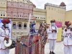 Covid-19 awareness: Artists performing at Hawa Mahal