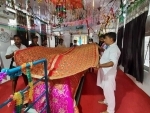 Devotees offer chadar at Baba Chamliyal Shrine