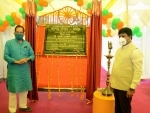 Mukhtar Abbas Naqvi lays foundation stone for Sanskritik Sadbhav Mandap at Rampur