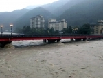 Japan:Rescue operation going on as Hida River overflows