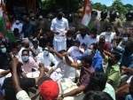 Youth Congress workers’ protest in Thiruvananthapuram