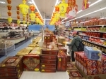 Toronto: A customer wearing a face mask visits a Chinese supermarket