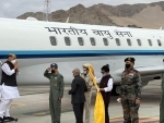 Defence Minister Rajnath Singh arrives at Leh to review security situation at LAC, LoC