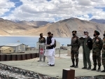 Rajnath Singh visits Leh