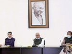 Nitish Kumar attends review meeting of Revenue and Land Reform Department in Patna
