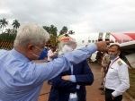 Senior Air India officials inspecting Air India Express accident site at Kozhikode