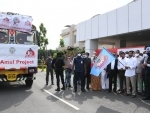 Andhra Pradesh CM Y S Jagan Mohan Reddy inspects Amul Dairy Cooling plant model state Secretariat in Amaravathi