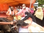 Bukkal Nawab BJP MLC tie rakhi to cows