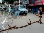 Security personnel guard Srinagar roads to prevent Muharram procession on Sunday
