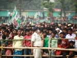 JD-U supporters attend Bihar Chief Ministers election meeting