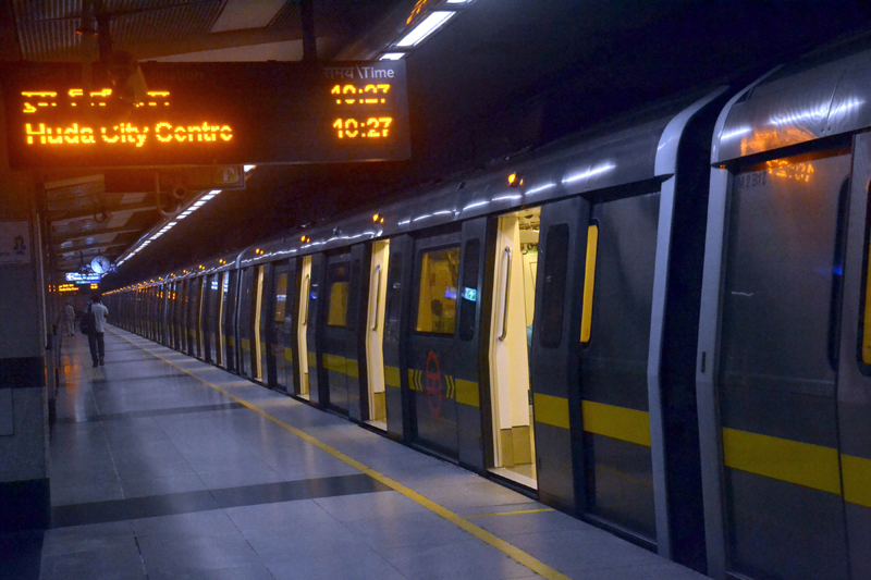 Metro services resume in New Delhi