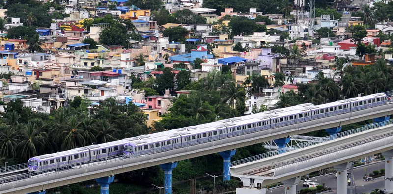 A view of Kolkata's East-West Metro after resuming operations on Monday