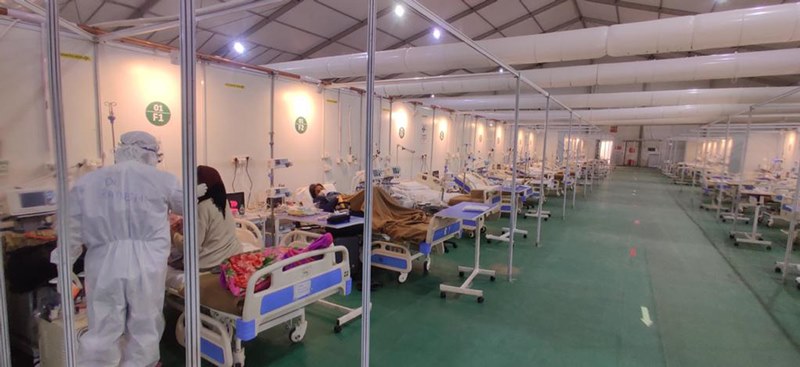 ICU beds in Sardar Vallabhbhai Patel Covid-19 hospital
