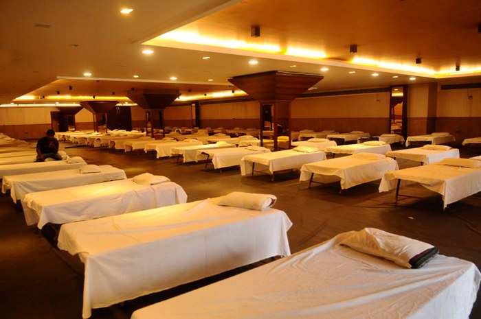 Banquet hall converted into isolation ward for COVID-19 patients in Delhi