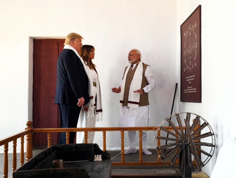 Namaste Trump: US Prez spends busy first day in India 