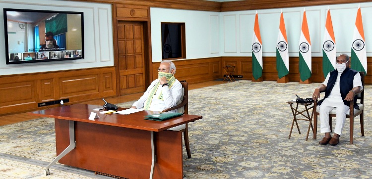 PM Modi interacts with Sarpanchs