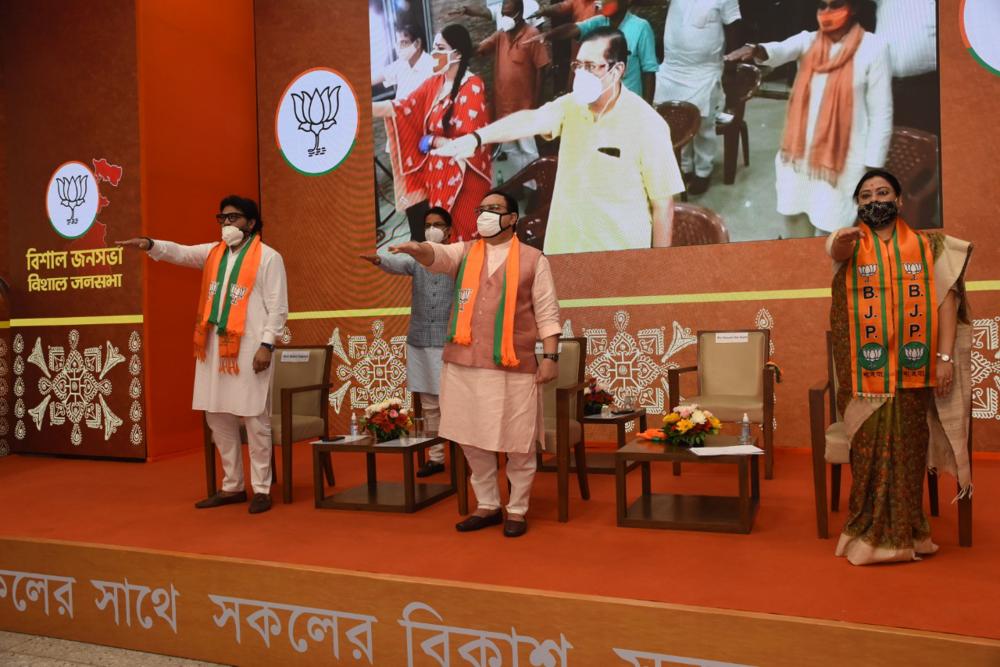 BJP National President J P Nadda addressing virtual rally on Dr. Syama Prasad Mookerjee's birth anniversary