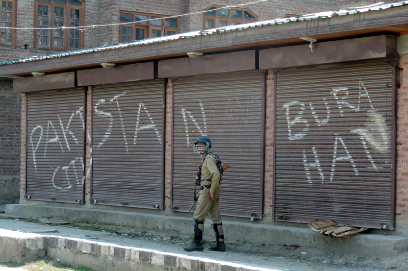 Kashmir: Security beefed up on Hizbul commander Burhan Wani death anniversary