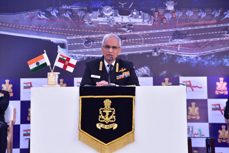 Chief of the Naval Staff Admiral Karambir Singh addresses annual press conference on eve of Navy Day in New Delhi