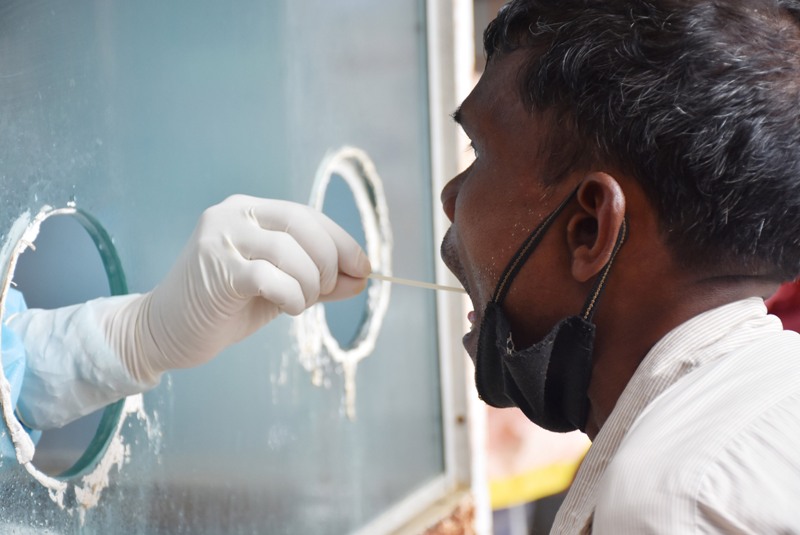 Coronavirus test in Ranchi