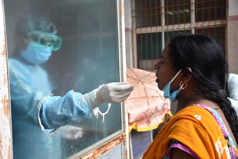Coronavirus test in Ranchi