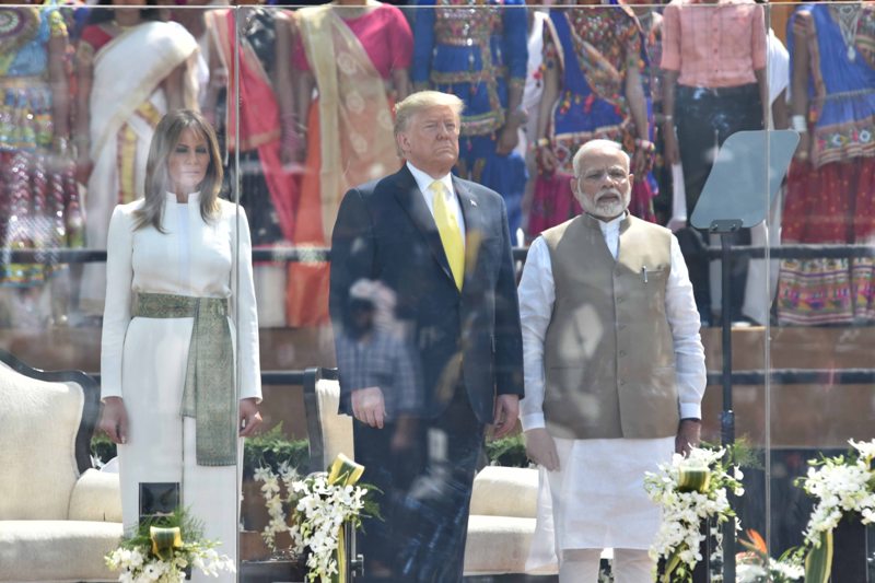 Namaste Trump: US Prez spends busy first day in India 