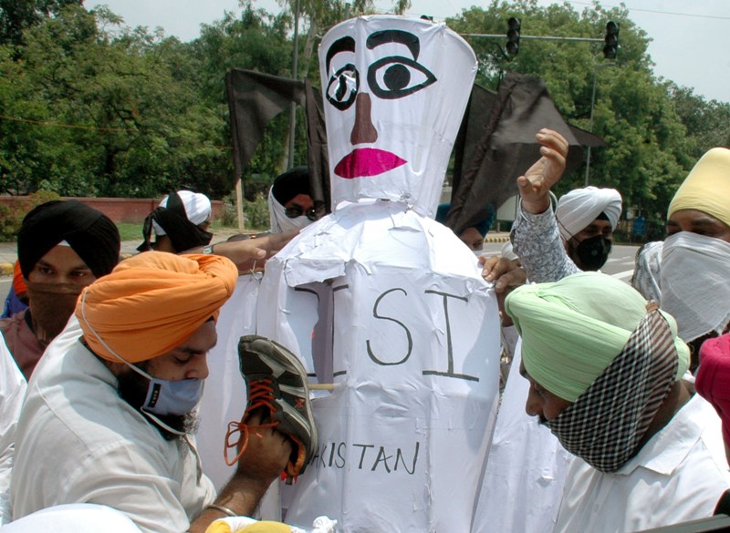 Protest against ISI