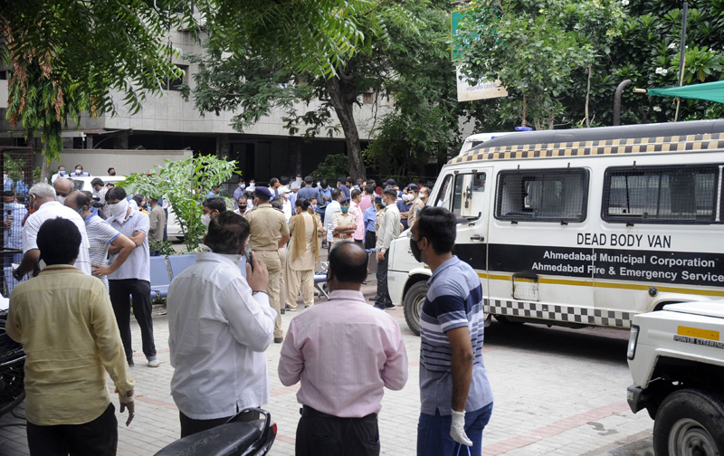 Fire at Covid-19 hospital in Ahmedabad