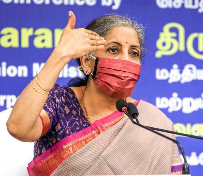 Nirmala Sitharaman holds press conference in Chennai