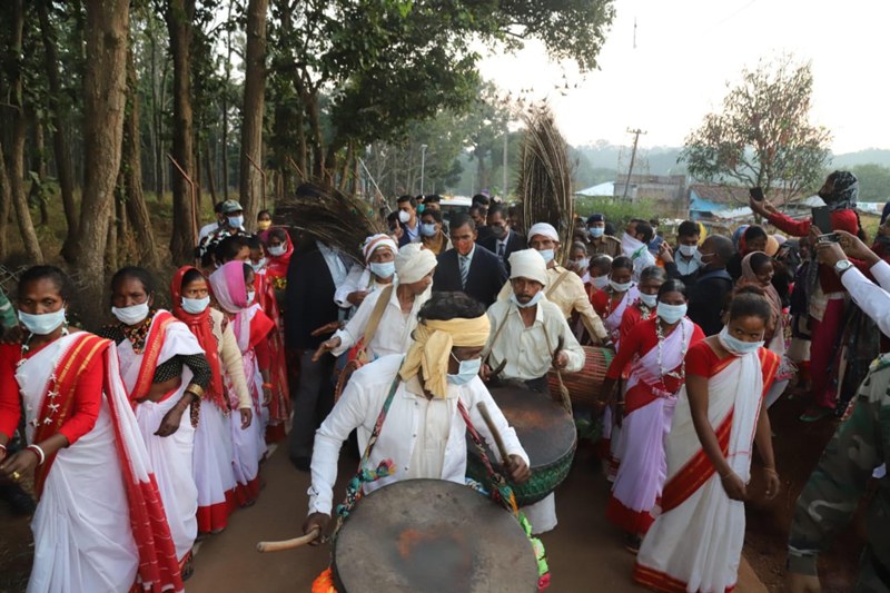 Jharkhand CM Hemant Soren welcomed by tribals of Netaharat