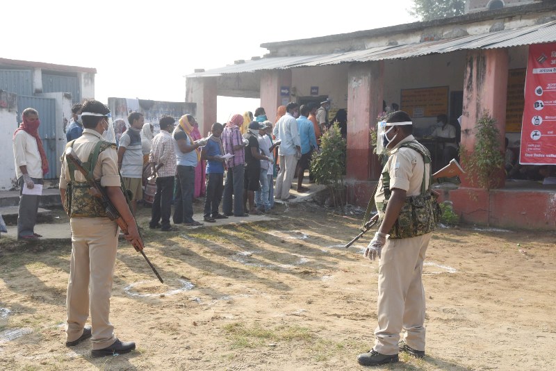 First phase of Bihar poll underway