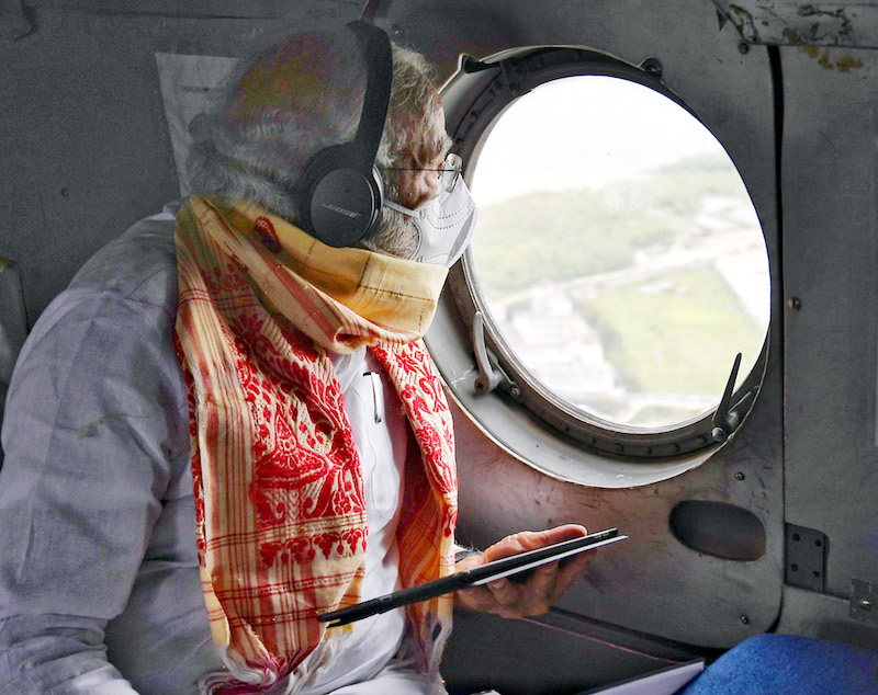 PM Modi surveys Cyclone Amphan impact with West Bengal CM Mamata Banerjee 