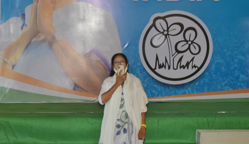 Mamata addresses media after scripting landslide victory in Bengal