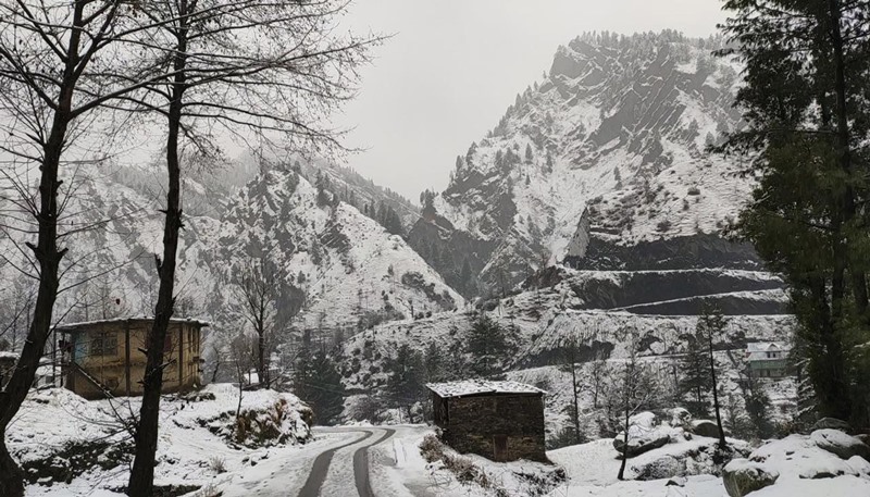 Snowfall in Jammu and Kashmir