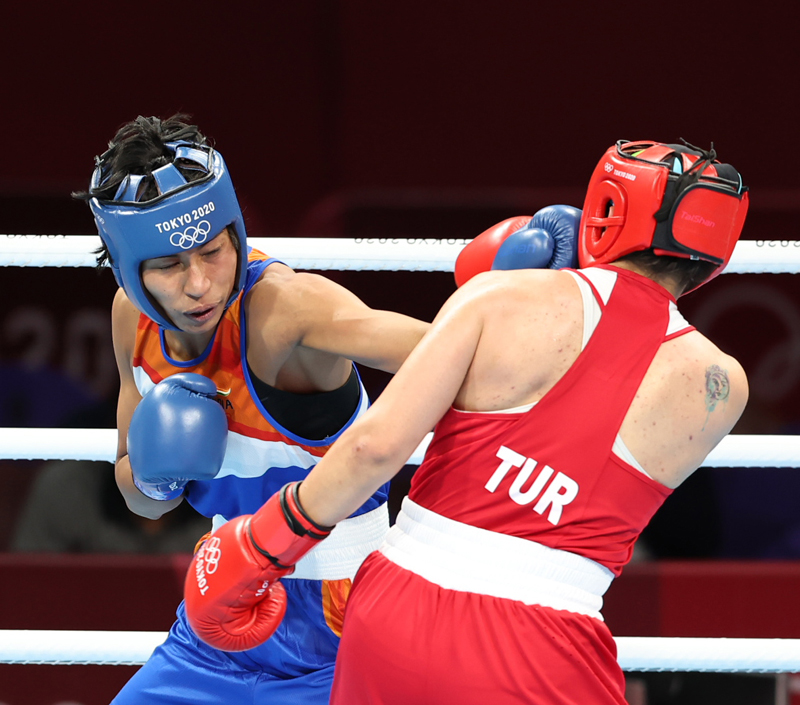 Tokyo Olympics: Lovelina defeated by Turkish boxer