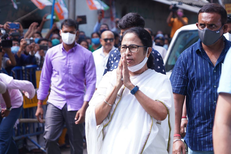 West Bengal CM Mamata Banerjee files nomination from Bhabanipur