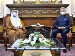 External Affairs Minister S Jaishankar meets Secretary General of GCC for the Arab Al-Hajraf