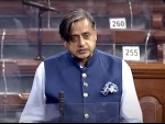 Shashi Tharoor addresses Lok Sabha