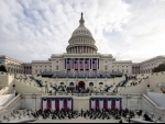 View of West Front of the US Capitol where new US President Biden will take oath
