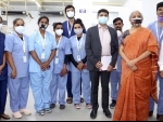 Nirmala Sitaraman inspects Covid facility in Bengaluru