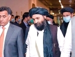 Pakistan ISI chief Lt Gen Faiz Hamid with Taliban leader Abdul Ghani in Kabul
